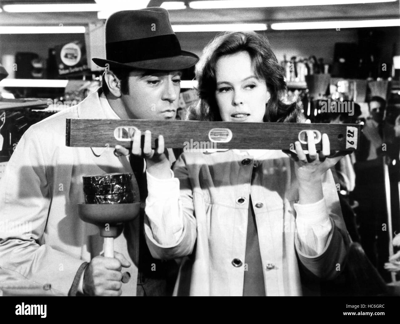 SWEET NOVEMBER, from left Anthony Newley, Sandy Dennis, 1968 Stock