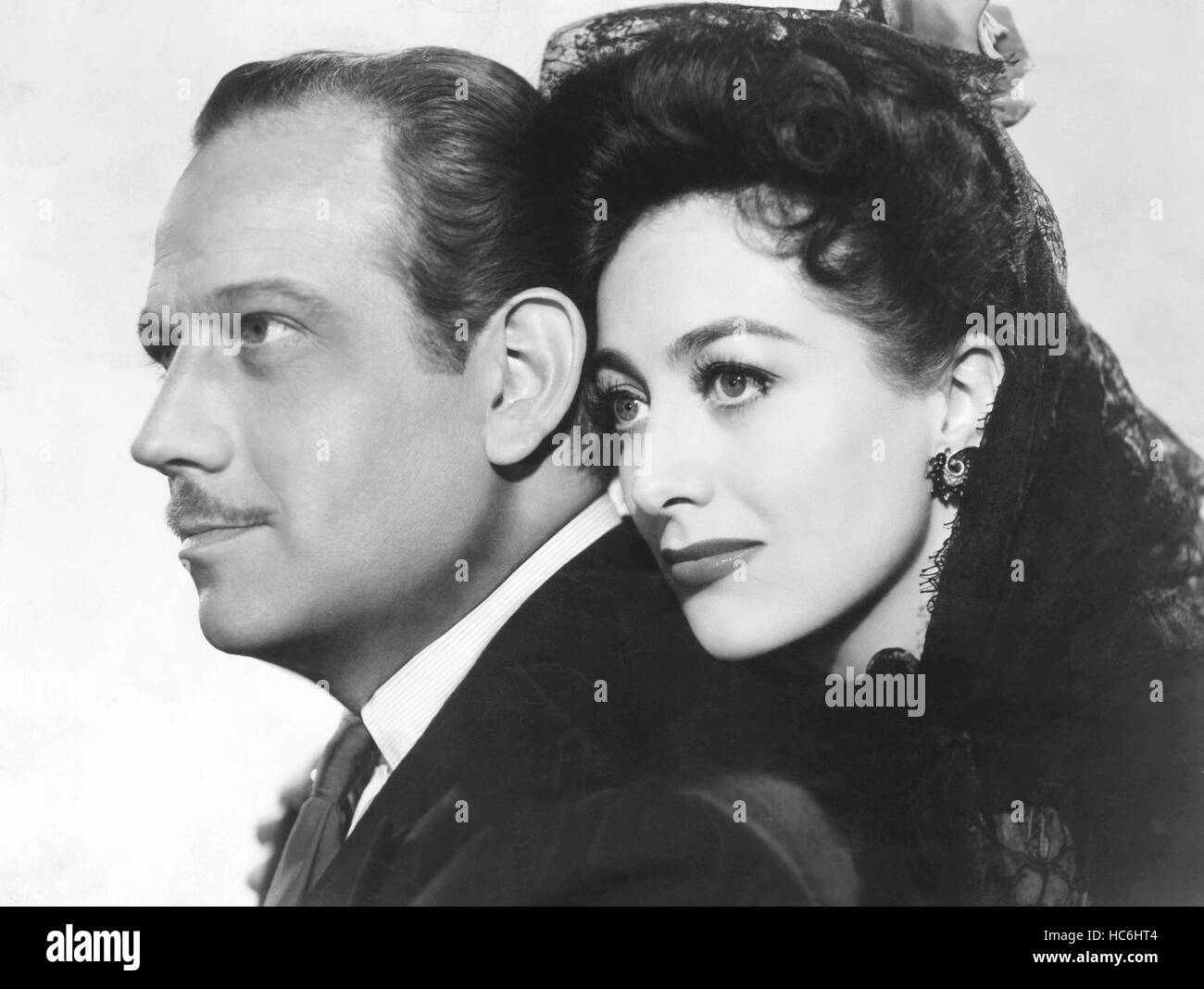 THEY ALL KISSED THE BRIDE, from left: Melvyn Douglas, Joan Crawford ...
