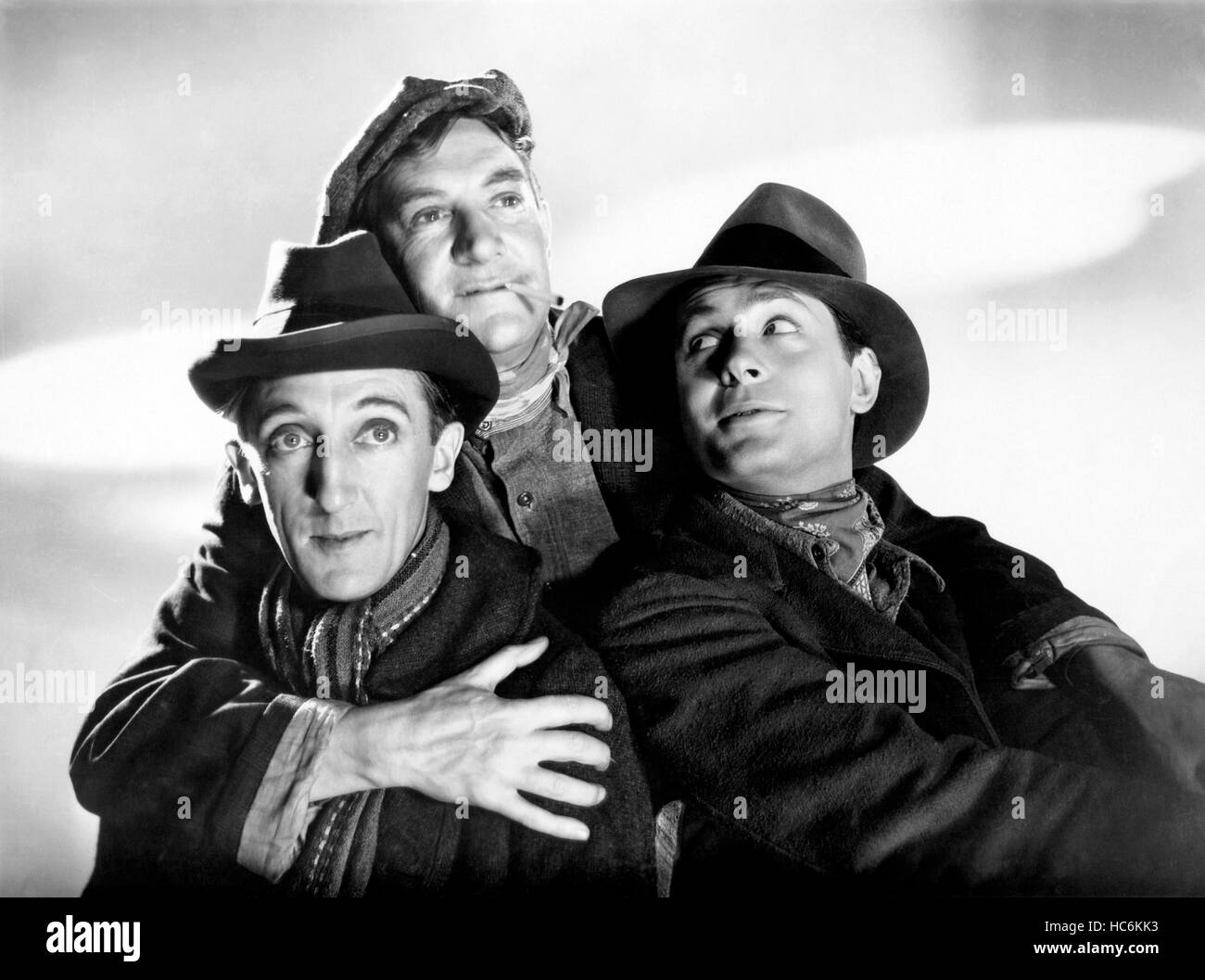 THREE LIVE GHOSTS, from left, Claud Allister, Charles McNaughton