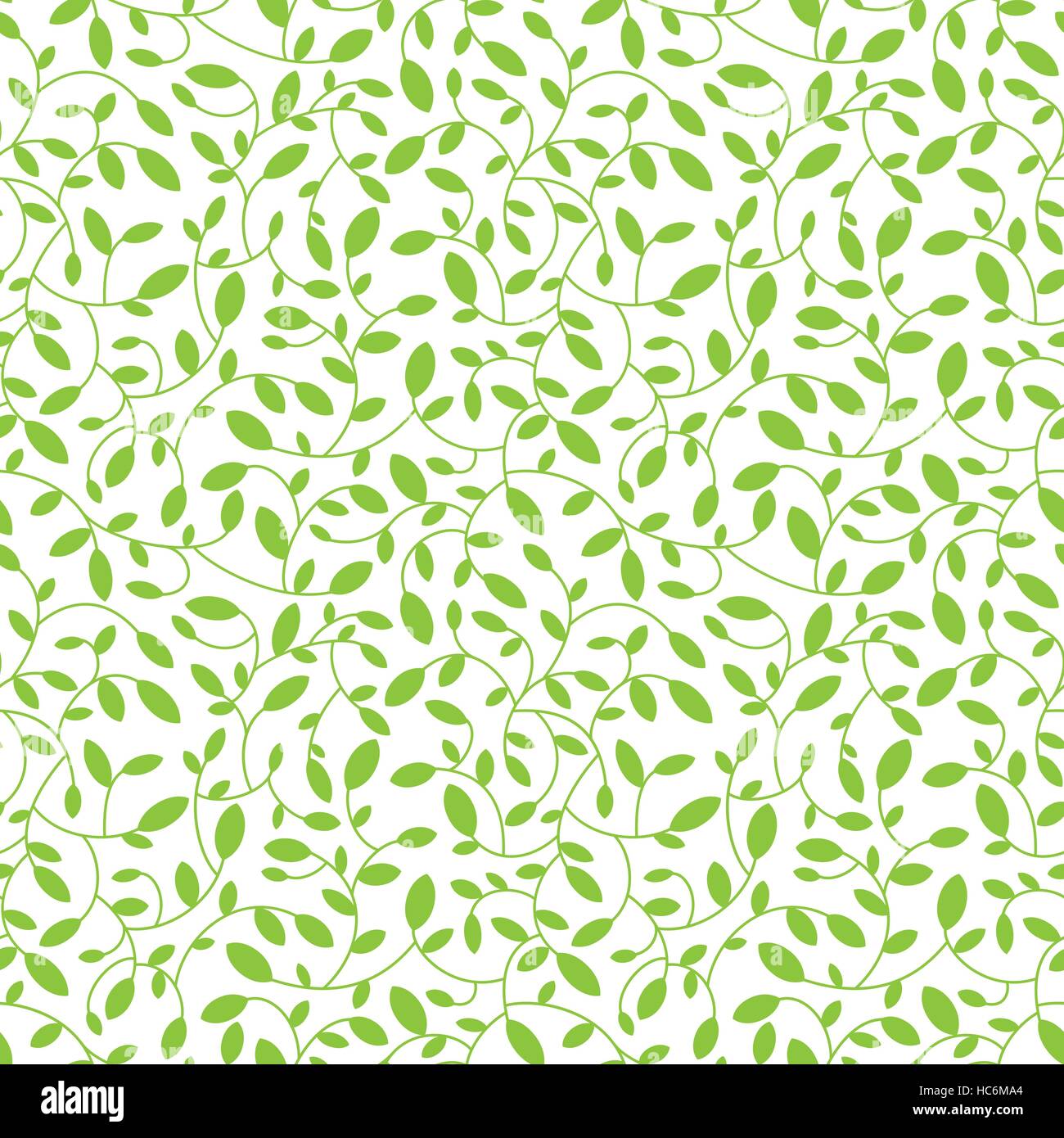 Floral seamless pattern. Vector Leaves and branches Stock Vector Image ...