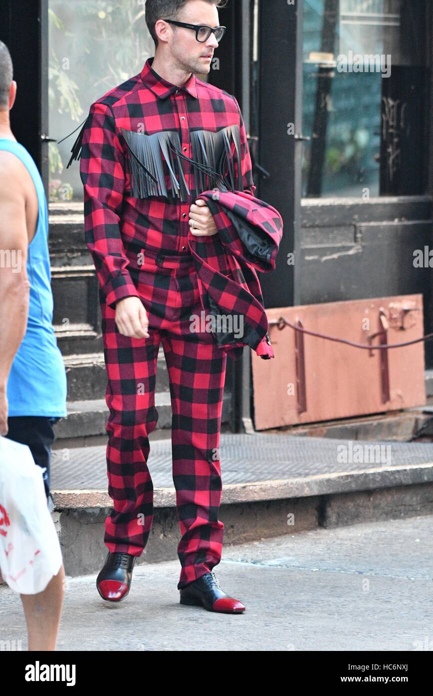 Brad Goreski on a photo shoot in Soho Featuring: Brad Goreski Where