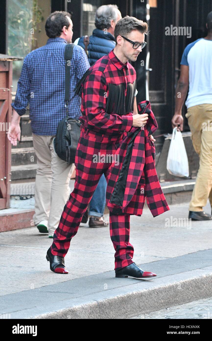 Brad Goreski on a photo shoot in Soho Featuring: Brad Goreski Where