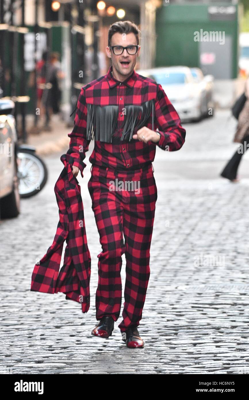 Brad Goreski on a photo shoot in Soho Featuring: Brad Goreski Where