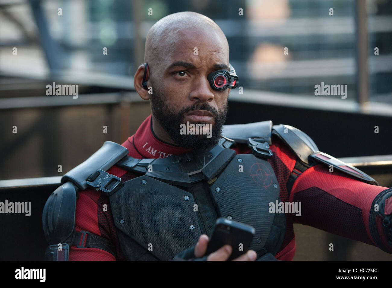RELEASE DATE: August 5, 2016 TITLE: Suicide Squad STUDIO: Atlas Entertainment DIRECTOR: David Ayer PLOT: A secret government agency recruits imprisoned supervillains to execute dangerous black ops missions in exchange for clemency STARRING: Will Smith as Deadshot  (Credit Image: c Atlas Entertainment/Entertainment Pictures/) Stock Photo