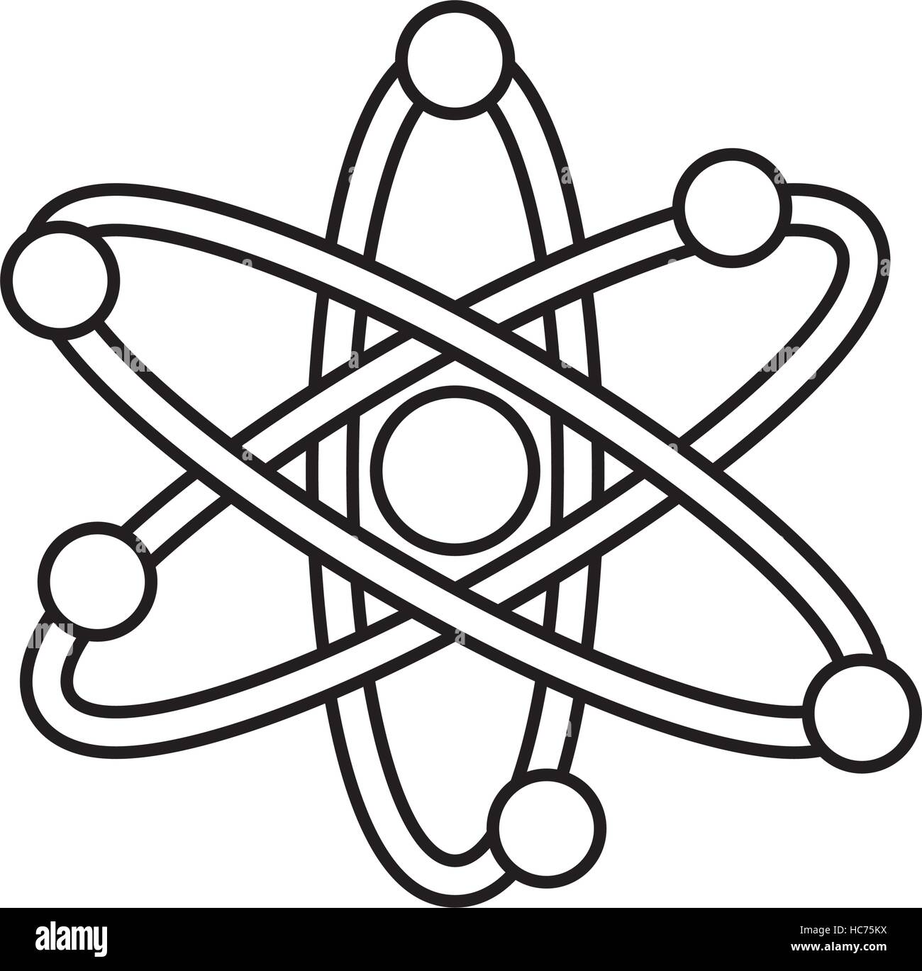 molecule structure isolated icon vector illustration design Stock ...