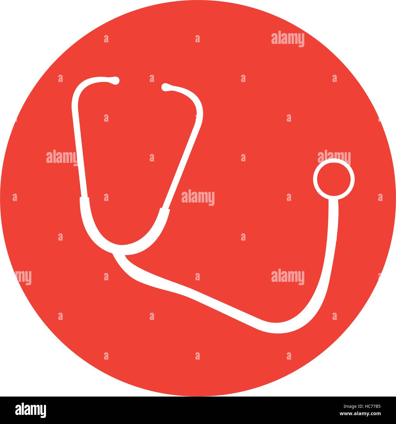stethoscope medical device icon vector illustration design Stock Vector ...