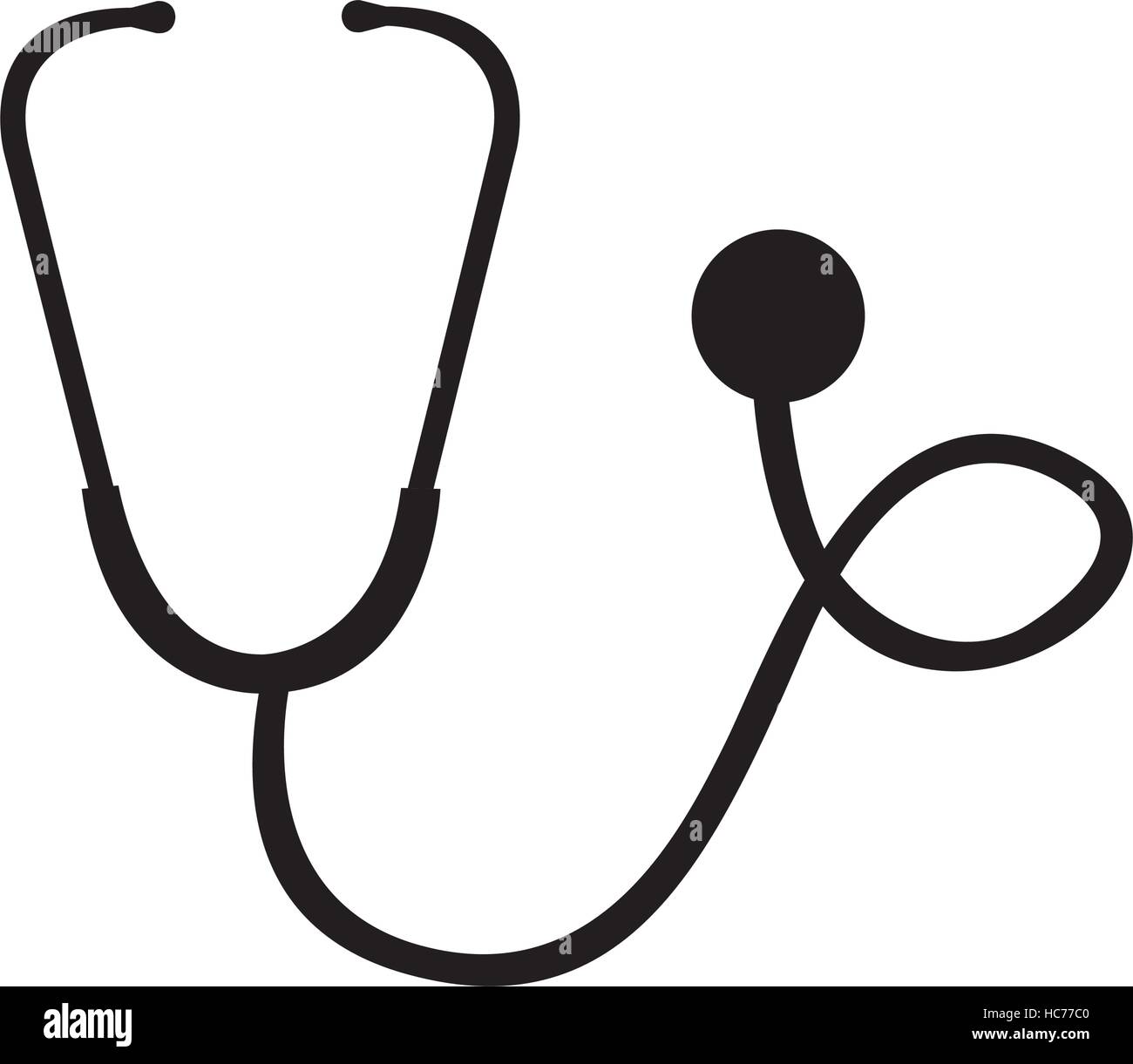 stethoscope medical device icon vector illustration design Stock Vector ...