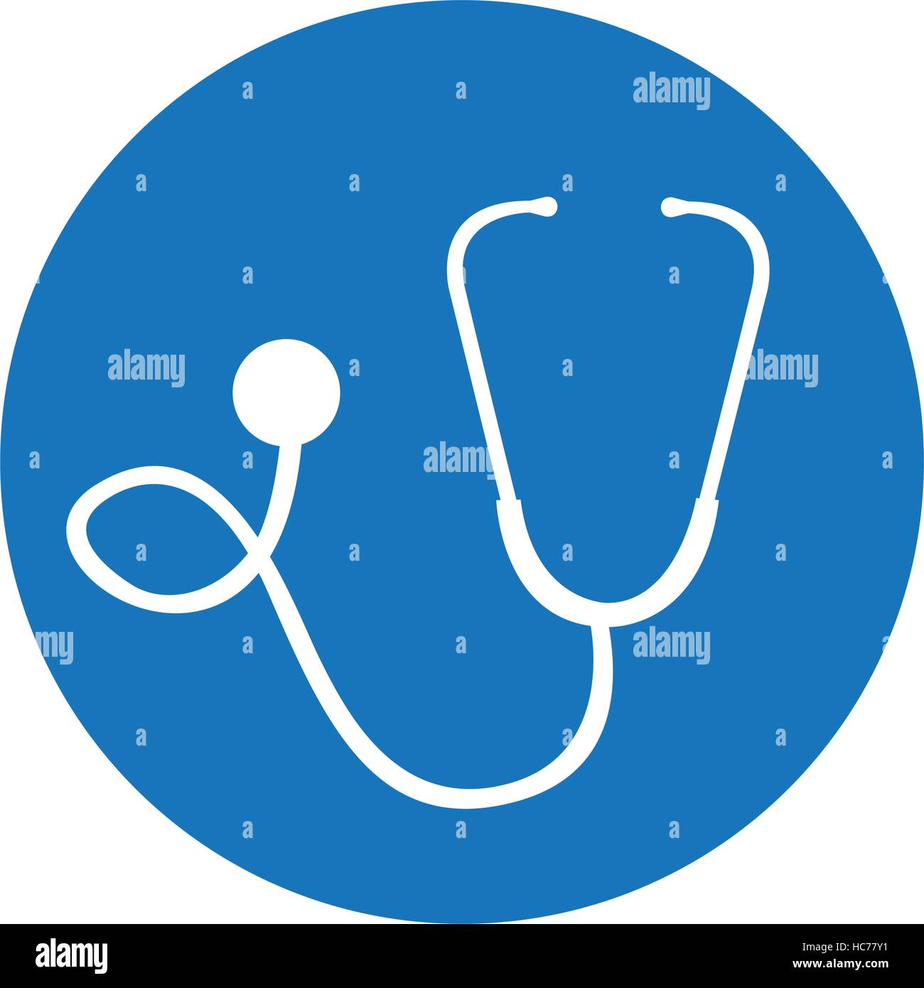 stethoscope medical device icon vector illustration design Stock Vector ...