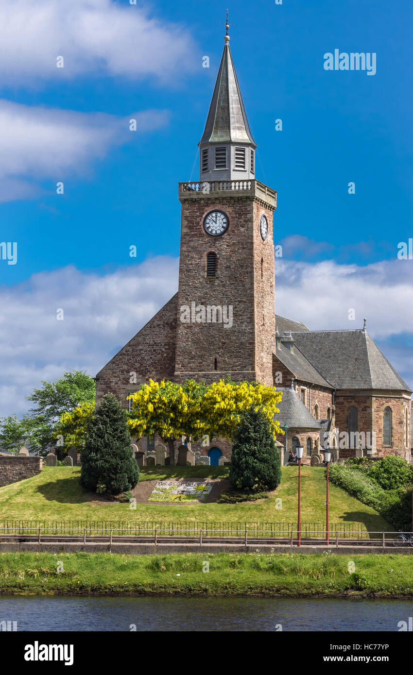 The Old High Church along Bank Street in Inverness Stock Photo - Alamy