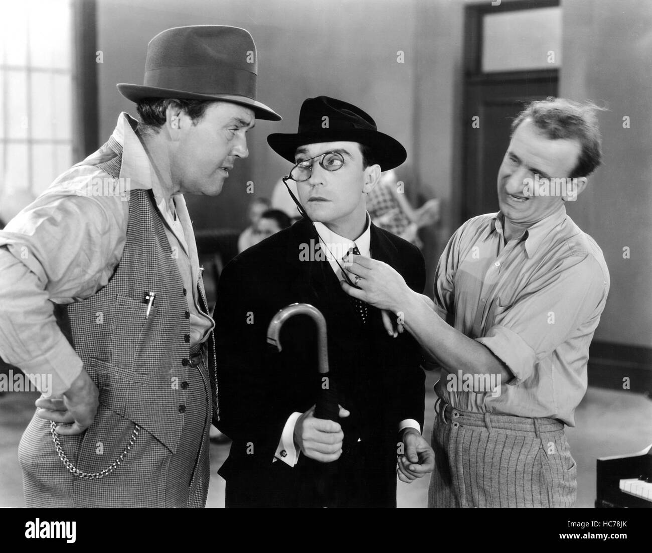 SPEAK EASILY, Sidney Toler, Buster Keaton, Jimmy Durante, 1932 Stock