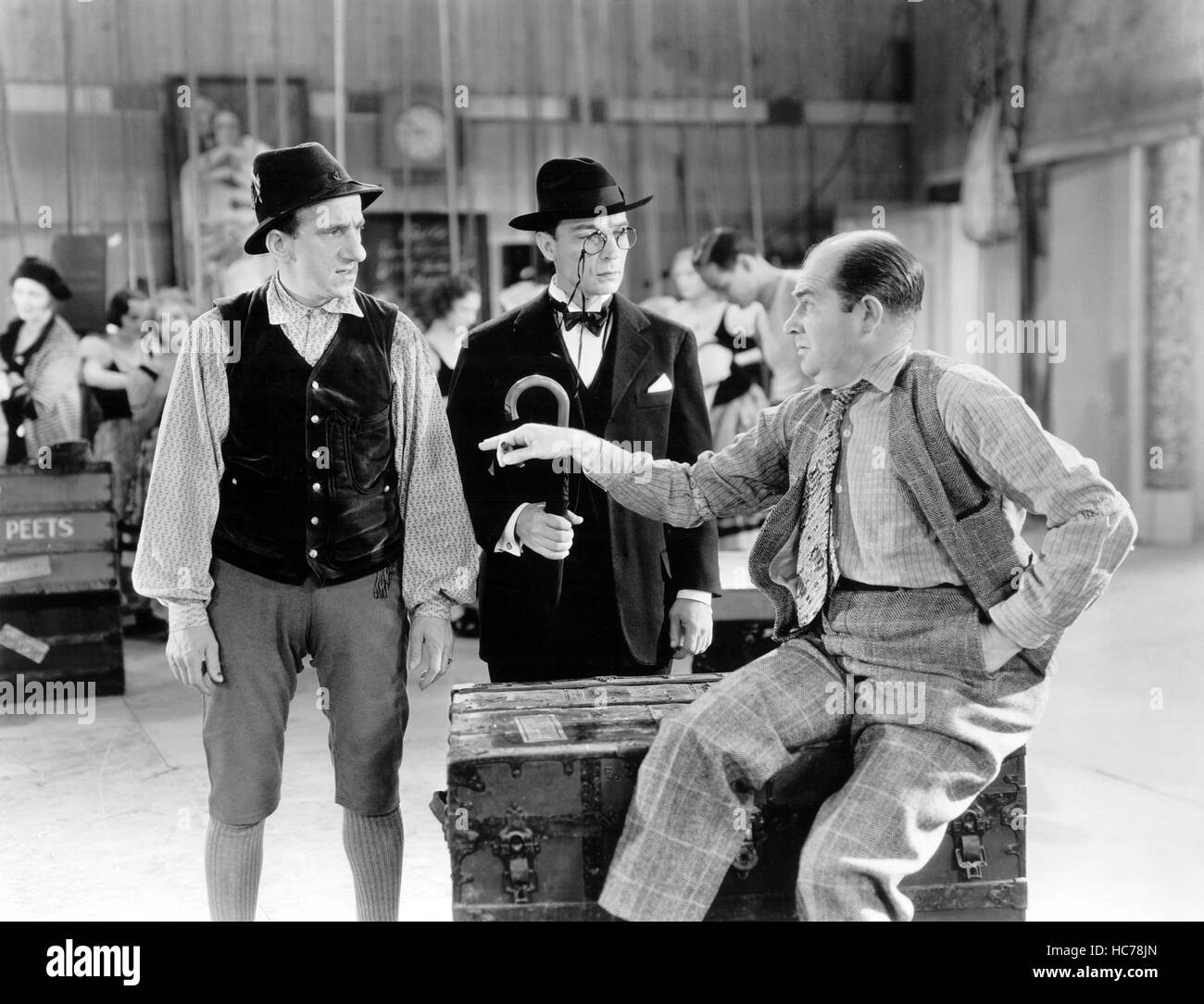 SPEAK EASILY, Jimmy Durante, Buster Keaton, Edward Brophy, 1932 Stock