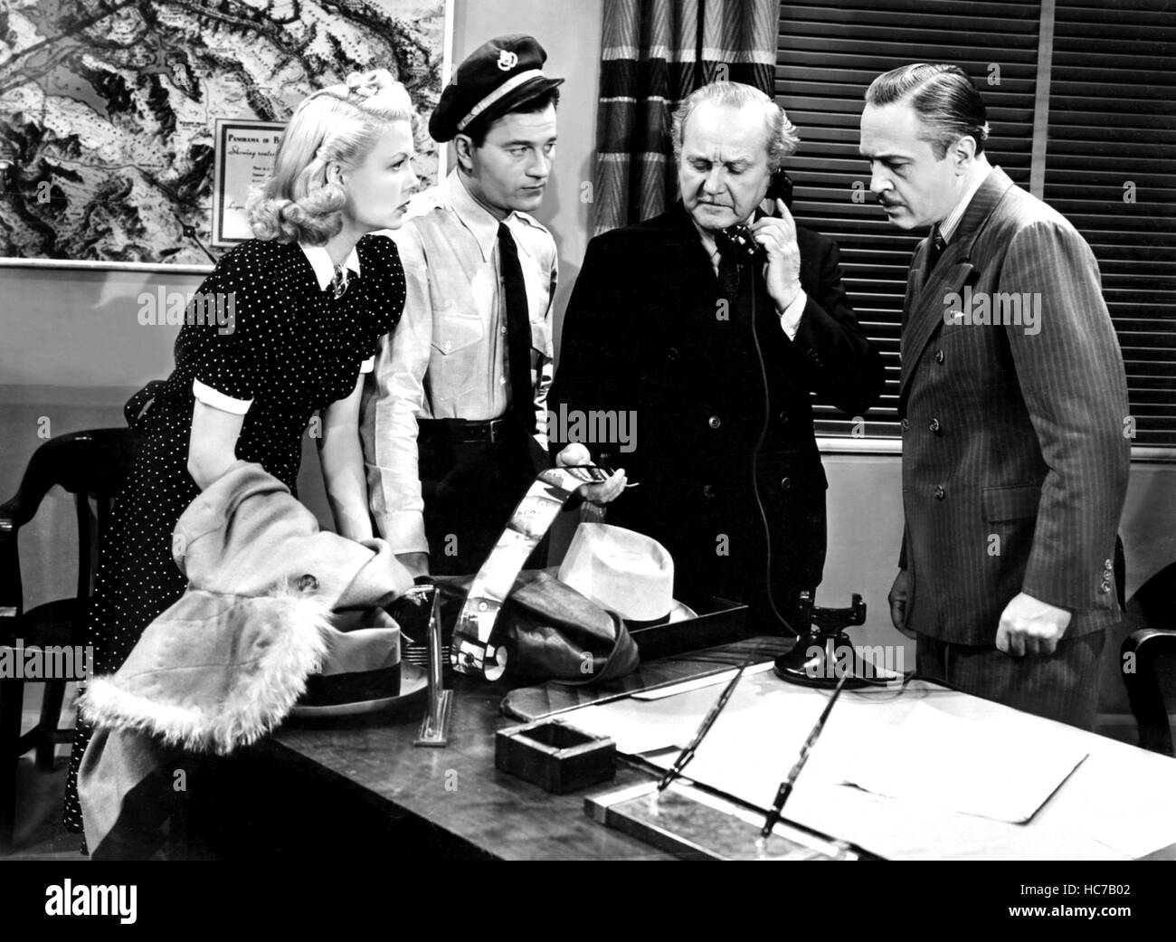 STUNT PILOT, l-r: Marjorie Reynolds, John Trent, 1939 Stock Photo - Alamy