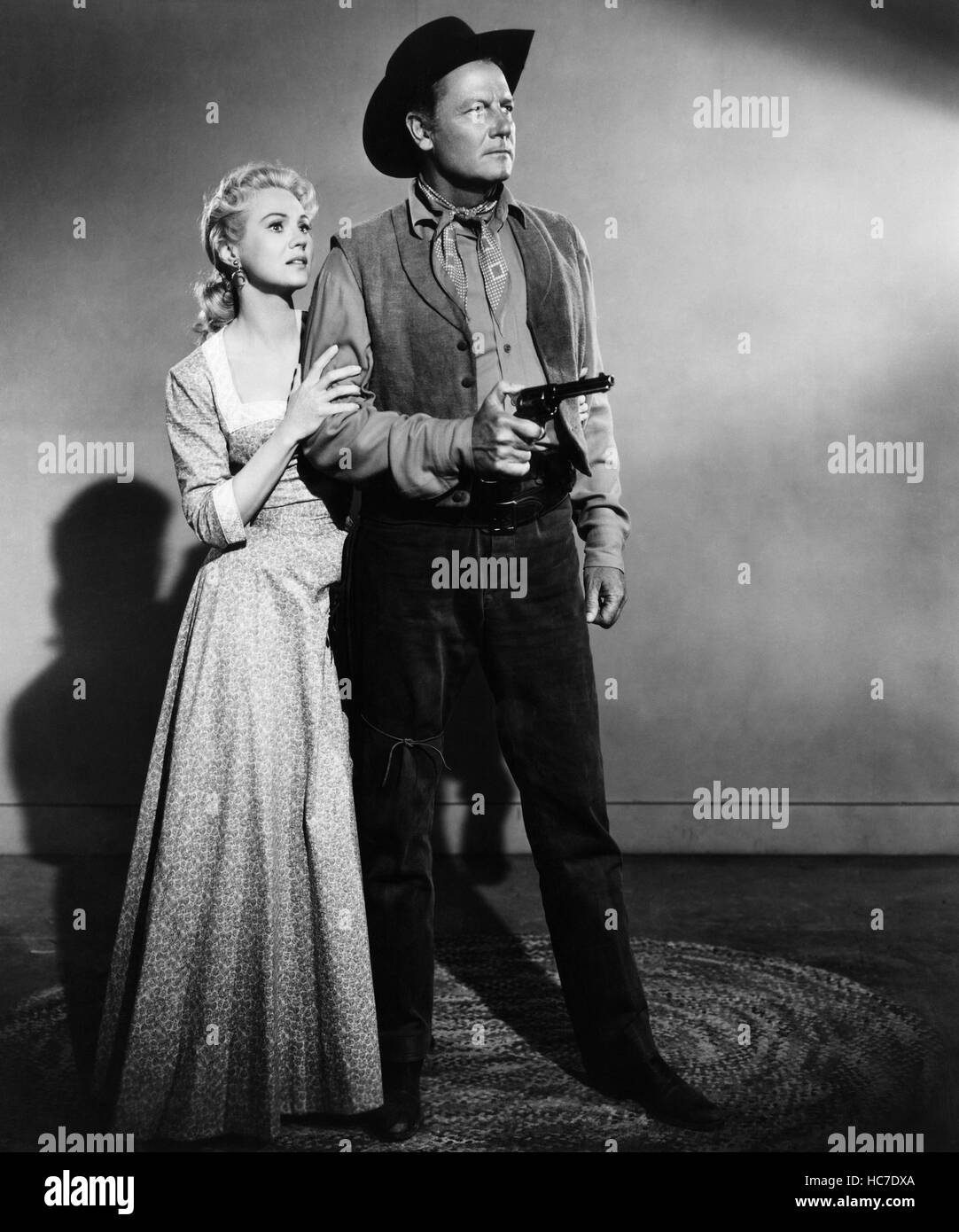THE TALL STRANGER, Virginia Mayo, Joel McCrea, 1957 Stock Photo - Alamy