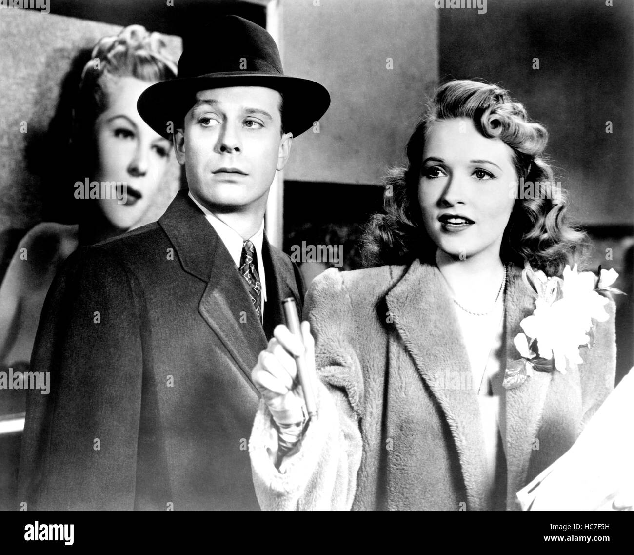 THAT NIGHT WITH YOU, from left, David Bruce, Susanna Foster, 1945 Stock ...