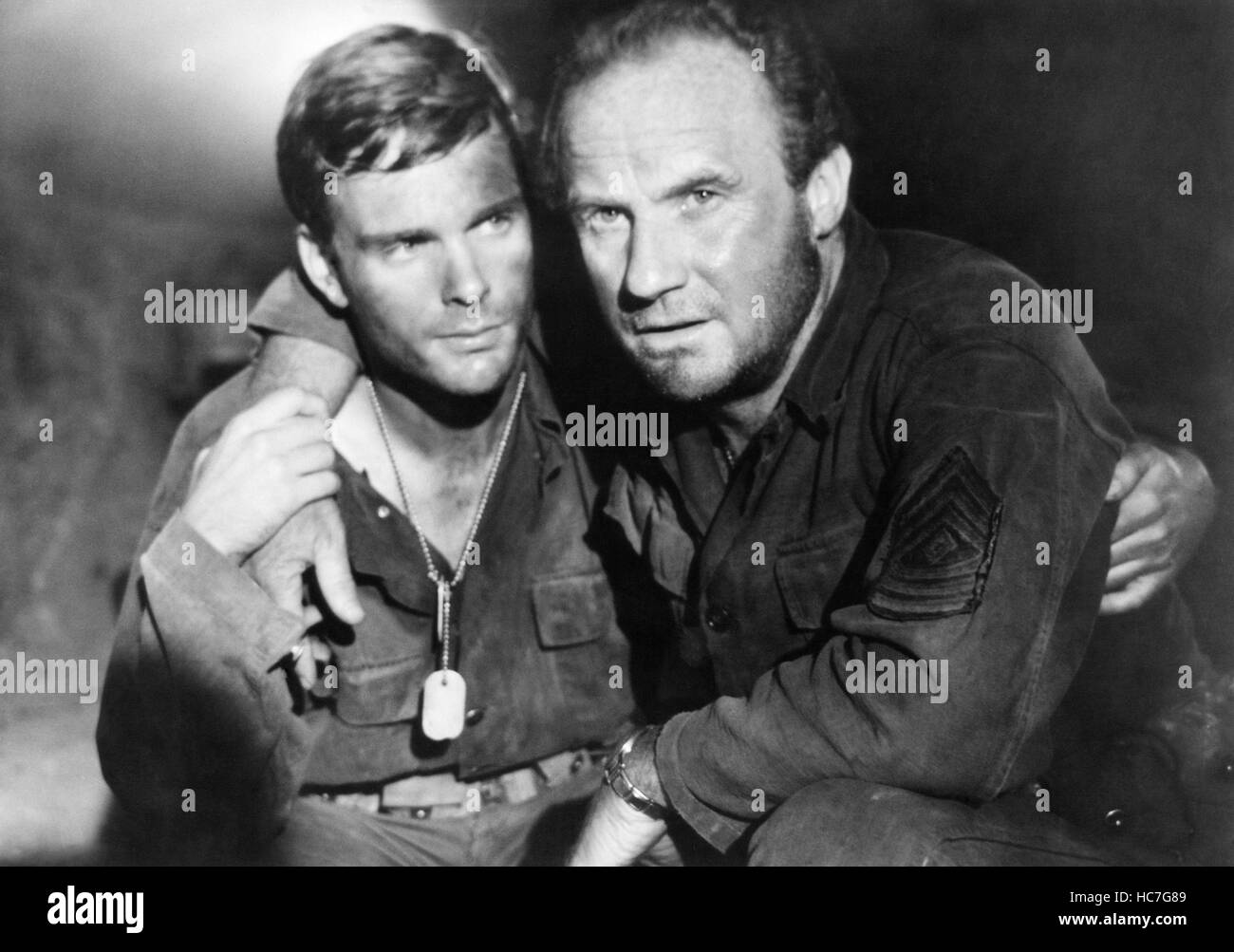 THE THIN RED LINE, Keir Dullea, Jack Warden, 1964 Stock Photo - Alamy
