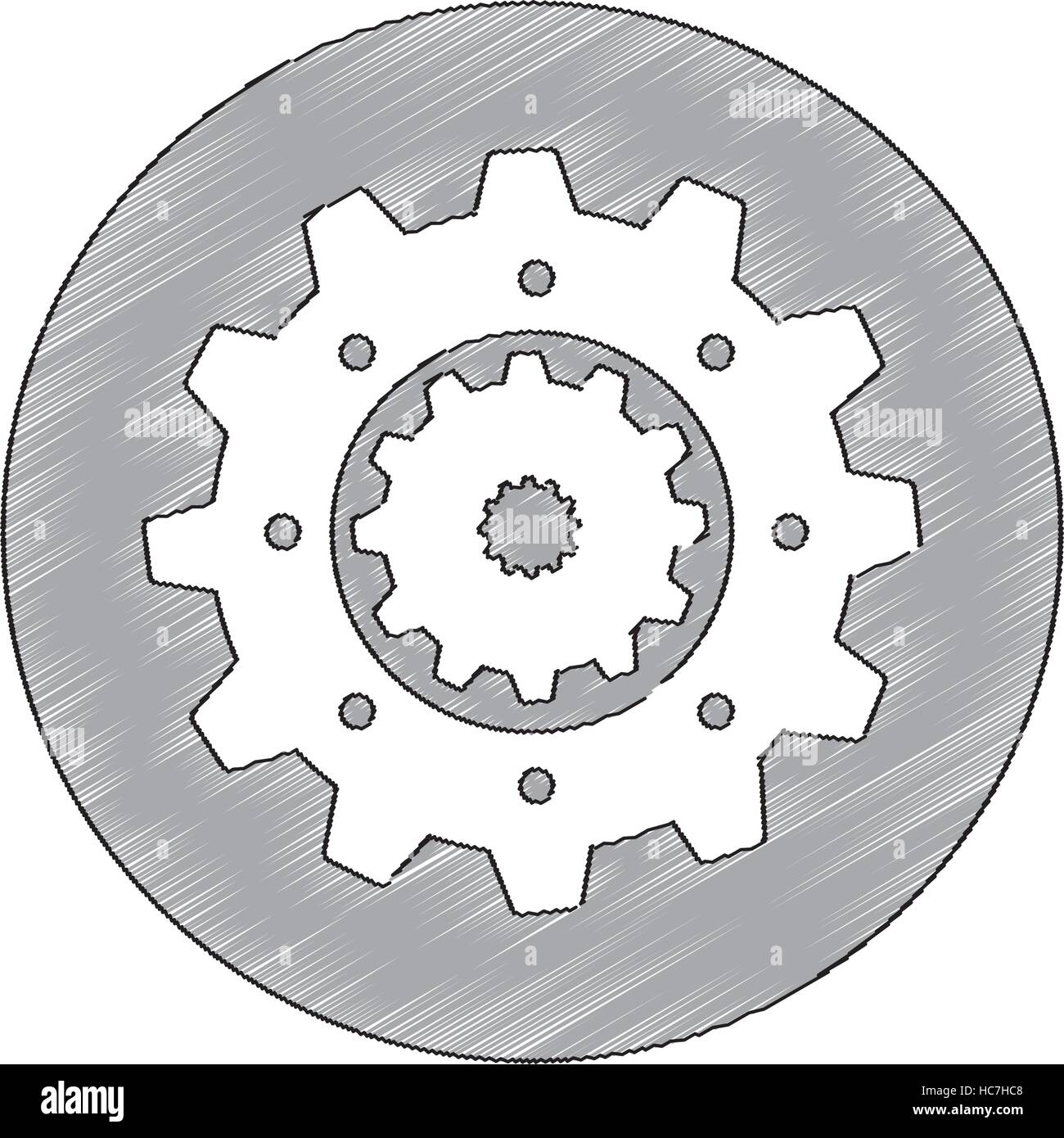 gears machine isolated icon vector illustration design Stock Vector ...