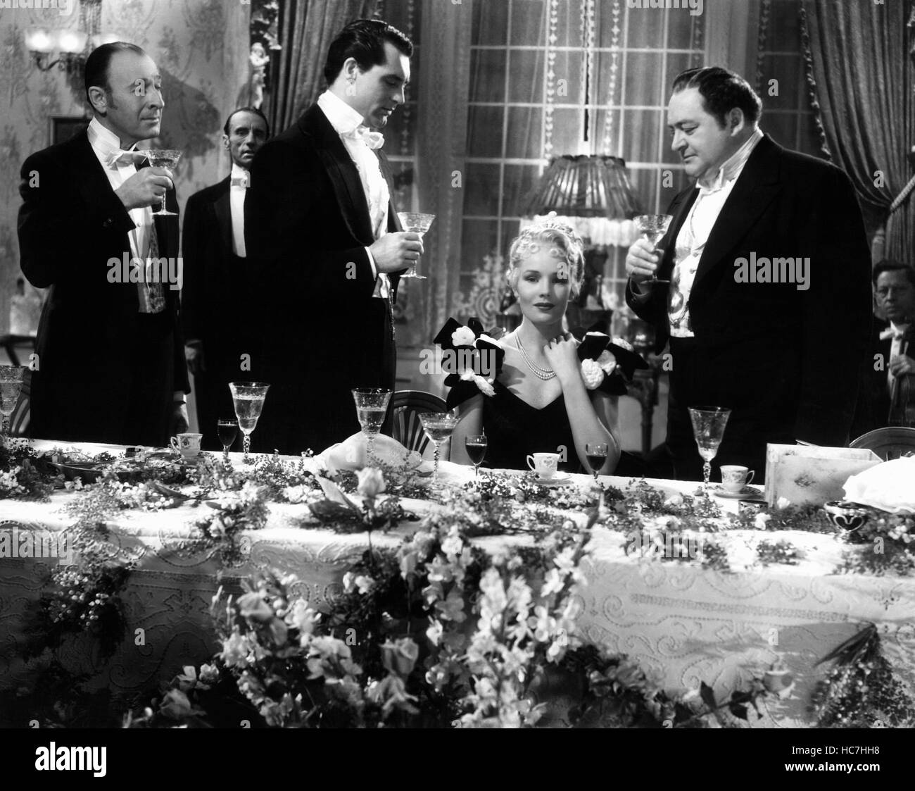 THE TOAST OF NEW YORK, Cary Grant, Frances Farmer, Edward Arnold, 1937 Stock Photo