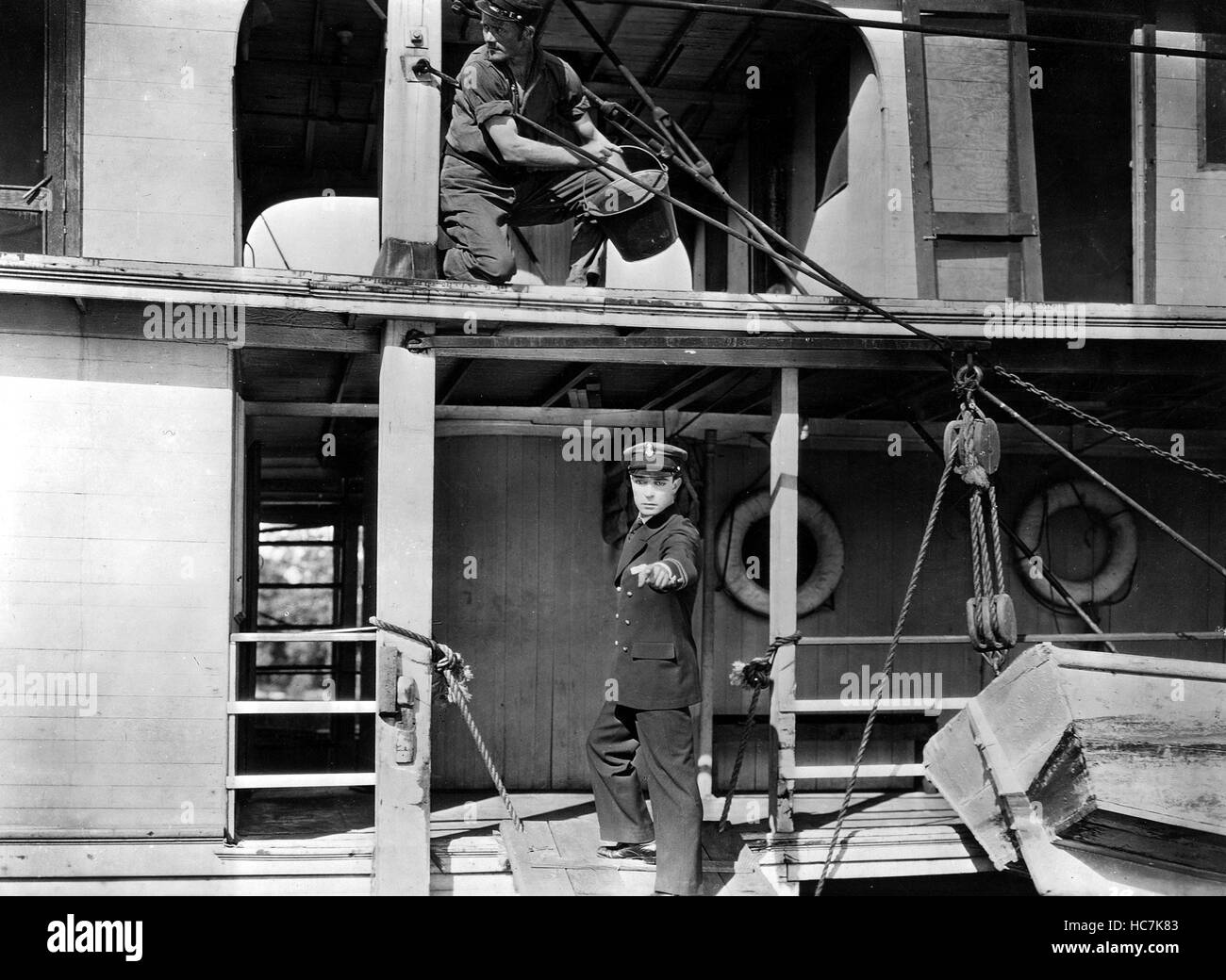 STEAMBOAT BILL, JR., Buster Keaton, 1928 Stock Photo Alamy
