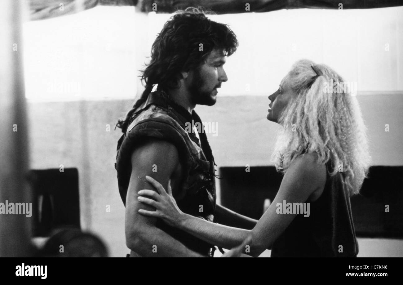 STEEL DAWN, Patrick Swayze, Lisa Niemi, 1987, (c)Vestron Pictures