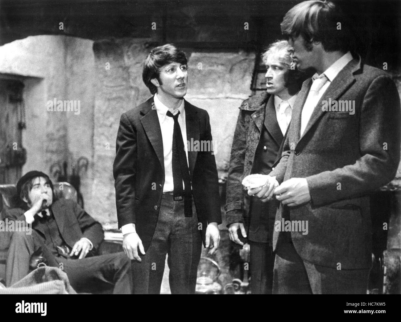 STRAW DOGS, Ken Hutchison, Dustin Hoffman, Del Henney, 1971 Stock Photo