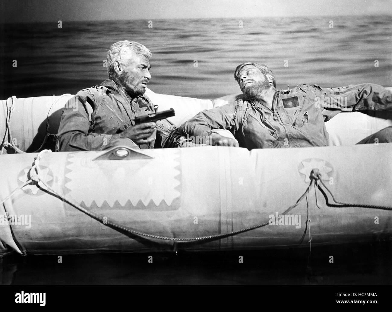 A STRANGER IN MY ARMS, from left Jeff Chandler, Peter Graves, 1959
