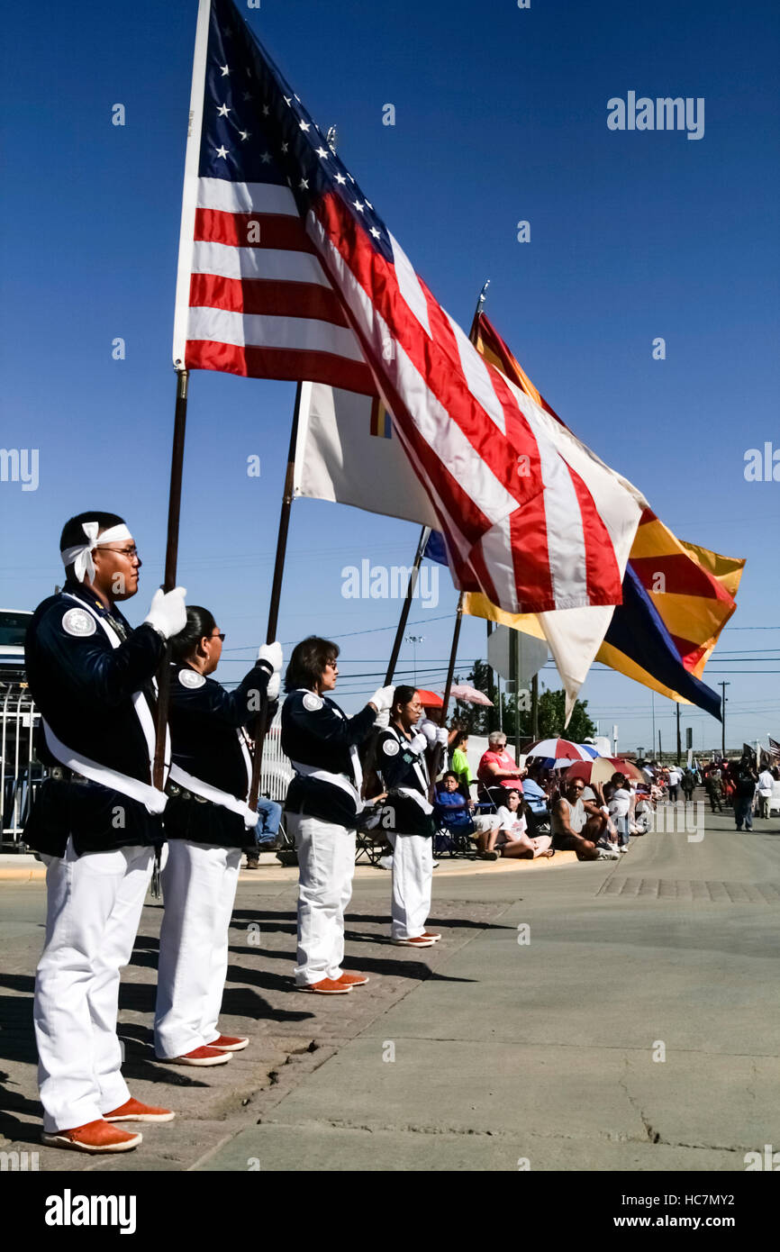 Gallup, New Mexico, USA Zuni marching band Stock Photo Alamy