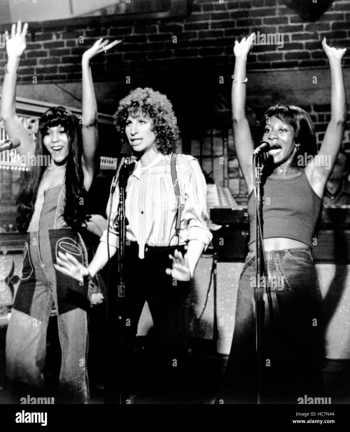 A STAR IS BORN, from left, Clydie King, Barbra Streisand, Venetta ...
