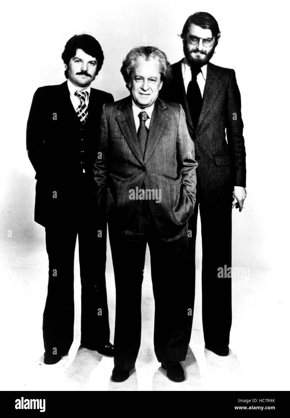 SUPERMAN, from left, producers Ilya Salkind, Alexander Salkind, and