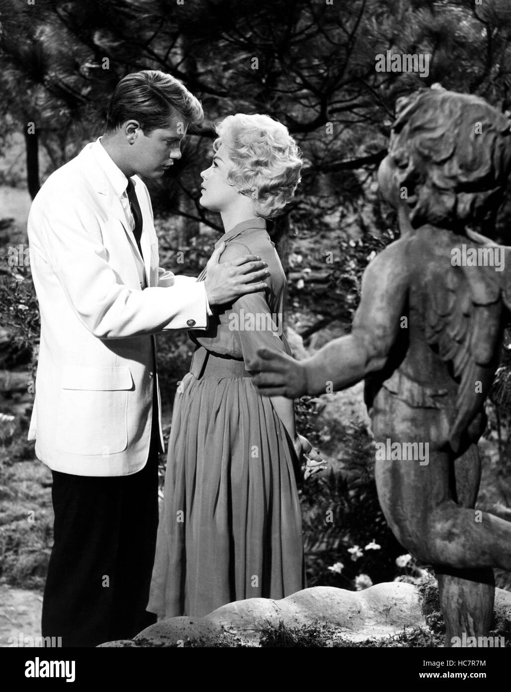 A SUMMER PLACE, from left, Troy Donahue, Sandra Dee, 1959