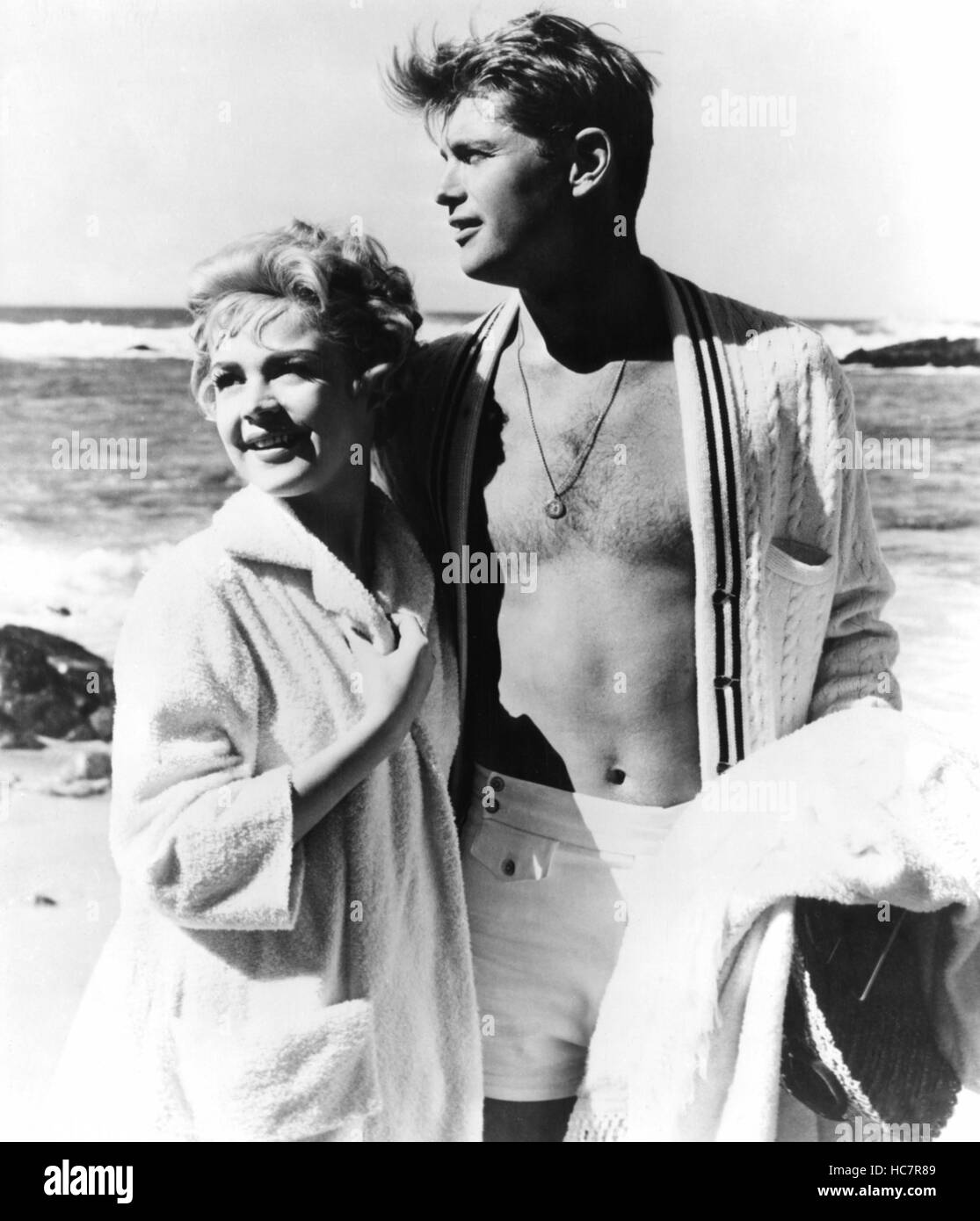 A SUMMER PLACE, Sandra Dee, Troy Donahue, 1959 Stock Photo