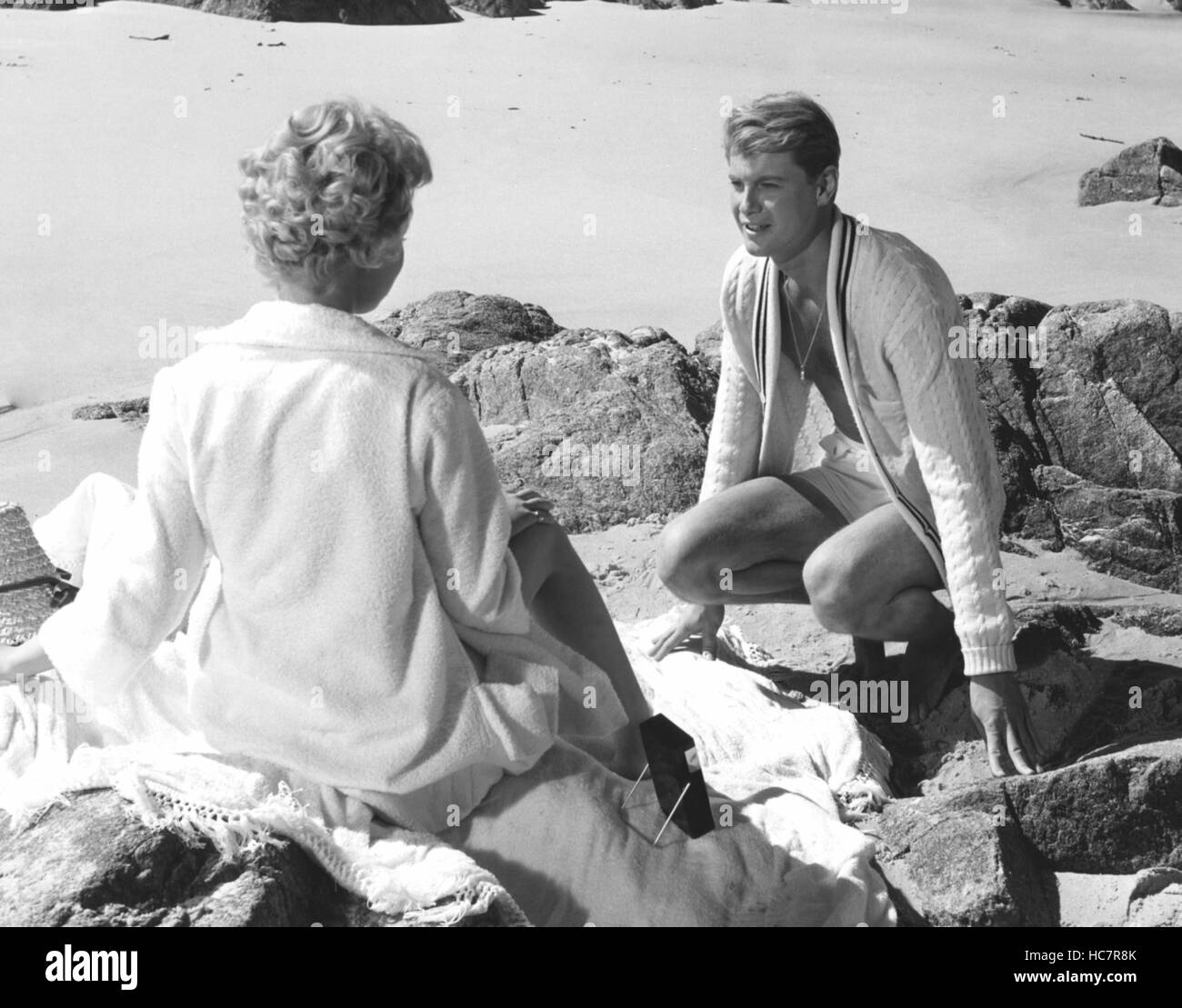 A SUMMER PLACE, Sandra Dee, Troy Donahue, 1959 Stock Photo