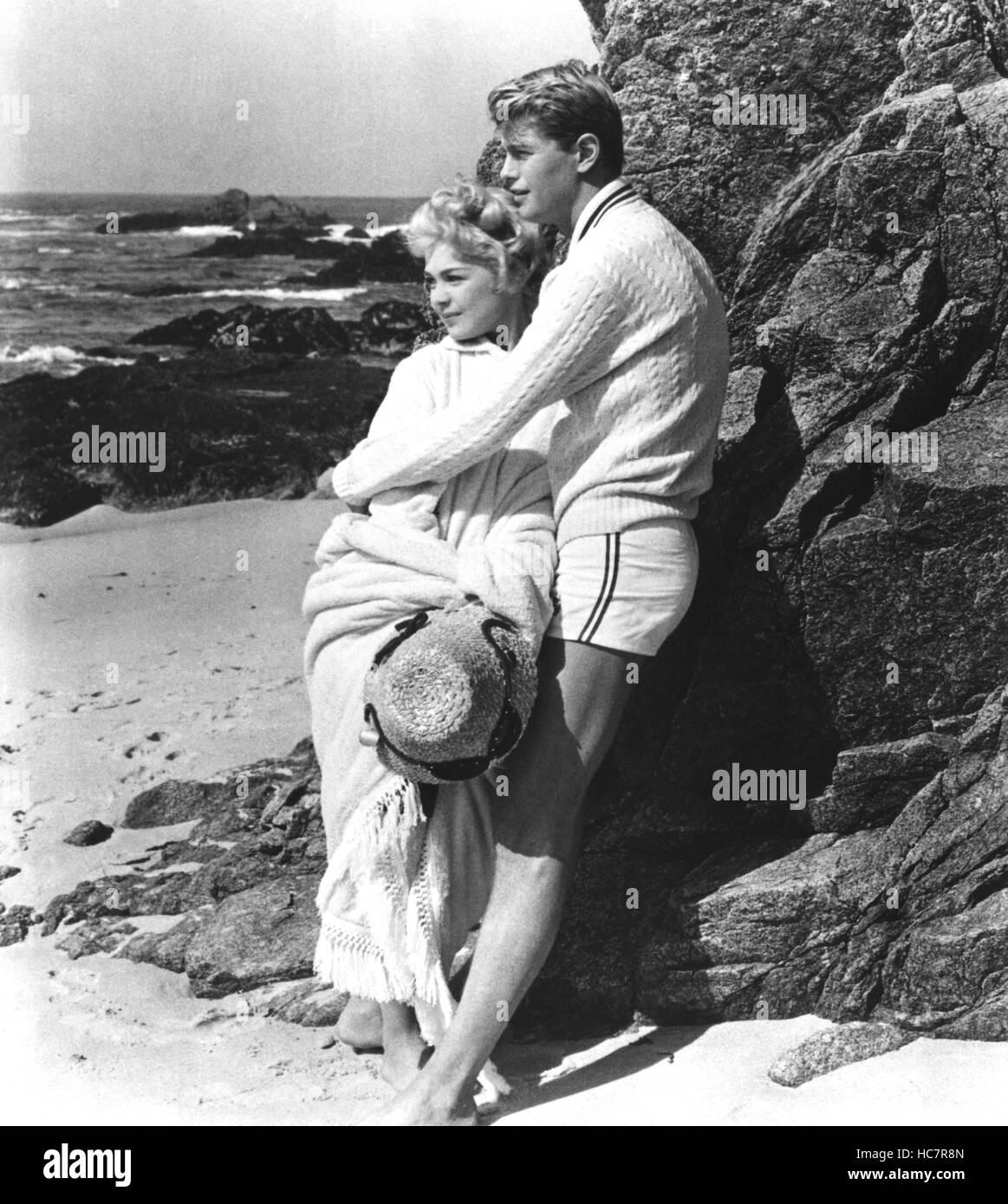 A SUMMER PLACE, Sandra Dee, Troy Donahue, 1959 Stock Photo