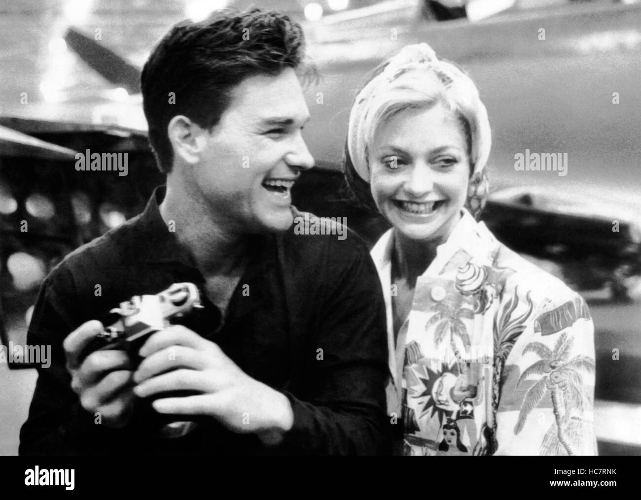 1984 Press Photo Kurt Russell in Swing Shift - Historic Images