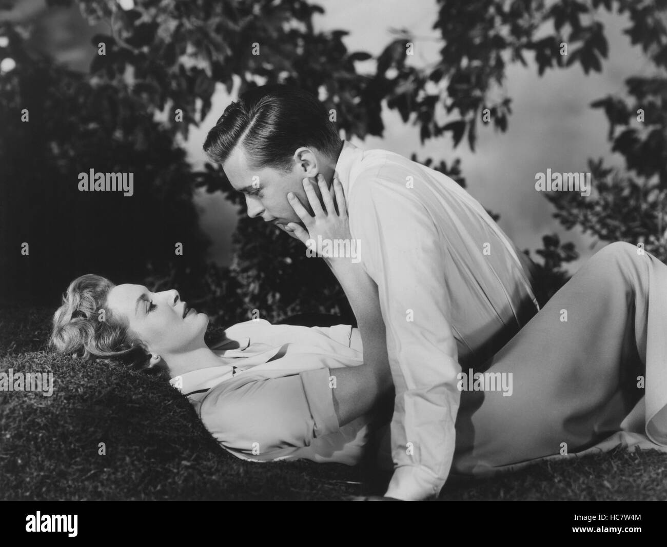 TEA AND SYMPATHY, from left: Deborah Kerr, John Kerr, 1956 Stock Photo