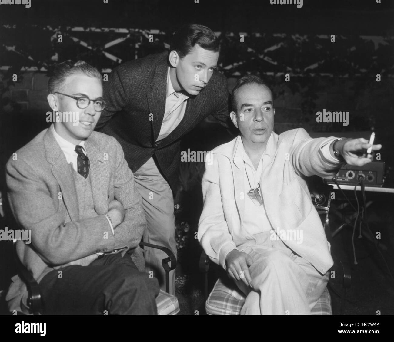 TEA AND SYMPATHY, from left playwright and screenwriter Robert