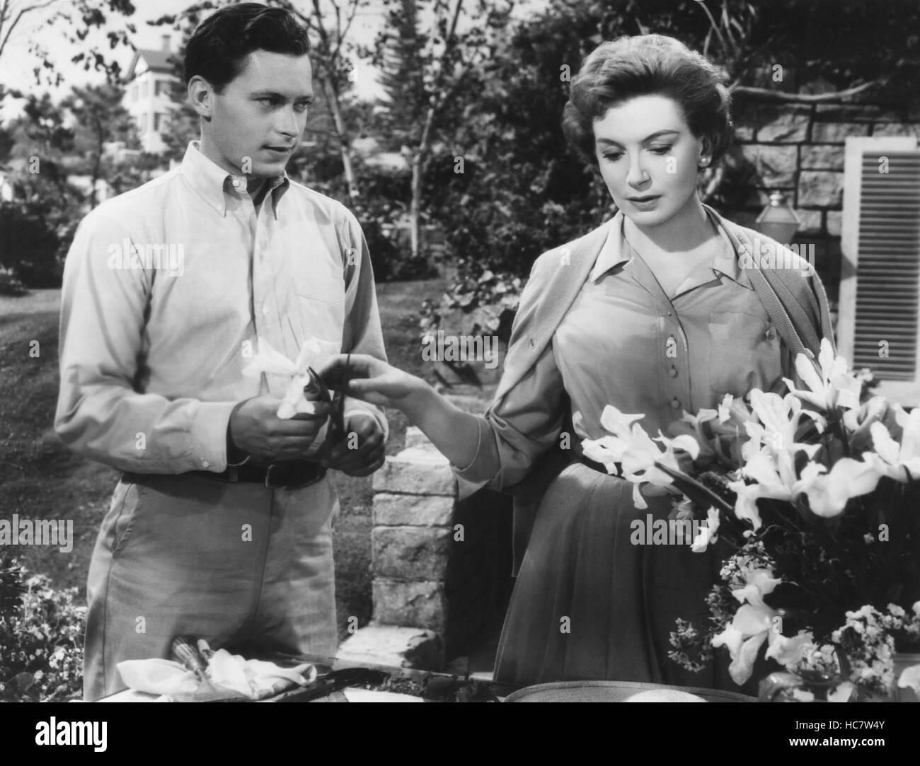 TEA AND SYMPATHY, from left John Kerr, Deborah Kerr, 1956 Stock Photo Alamy