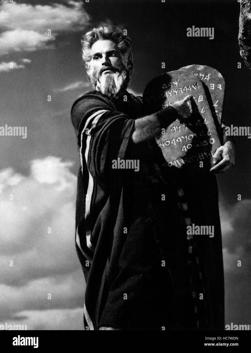 THE TEN COMMANDMENTS, Charlton Heston, 1956 Stock Photo - Alamy