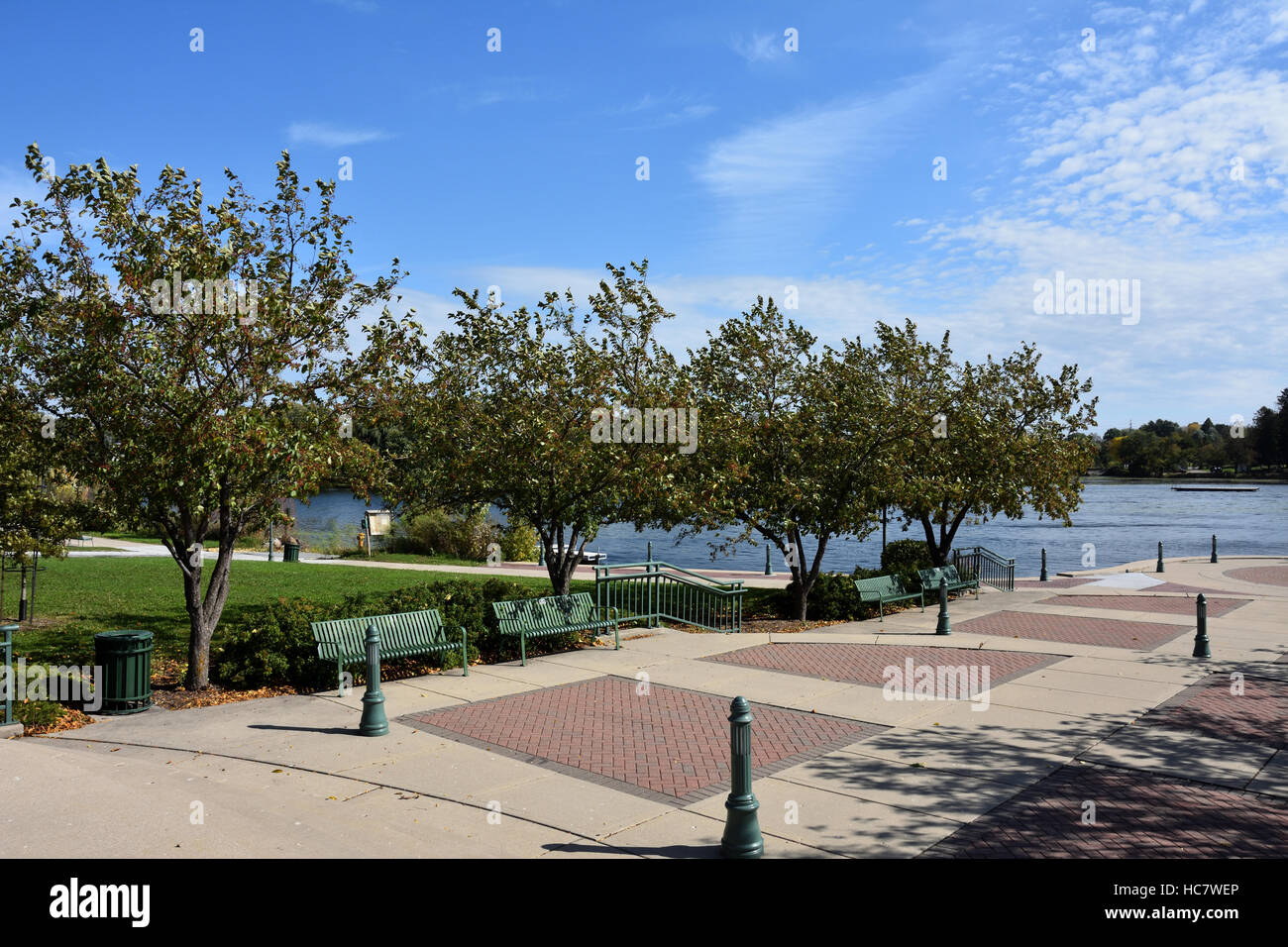Cravath lakefront park in whitewater hi-res stock photography and ...