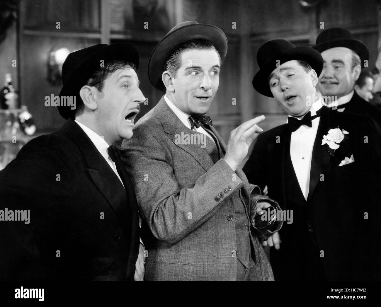 10 RAISE, first two from left Jack Norton, Edward Everett Horton