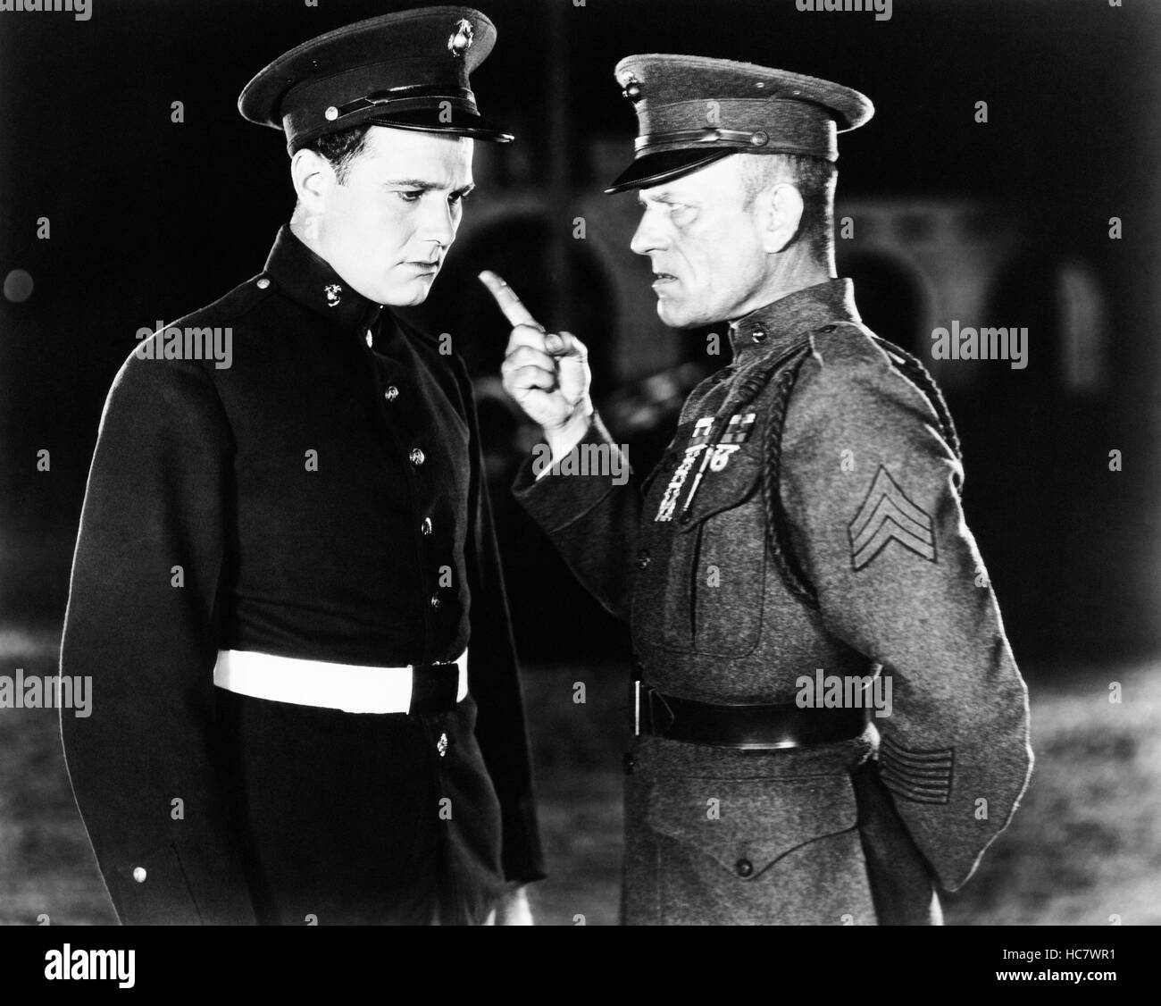 TELL IT TO THE MARINES, from left: William Haines, Lon Chaney, 1926 ...