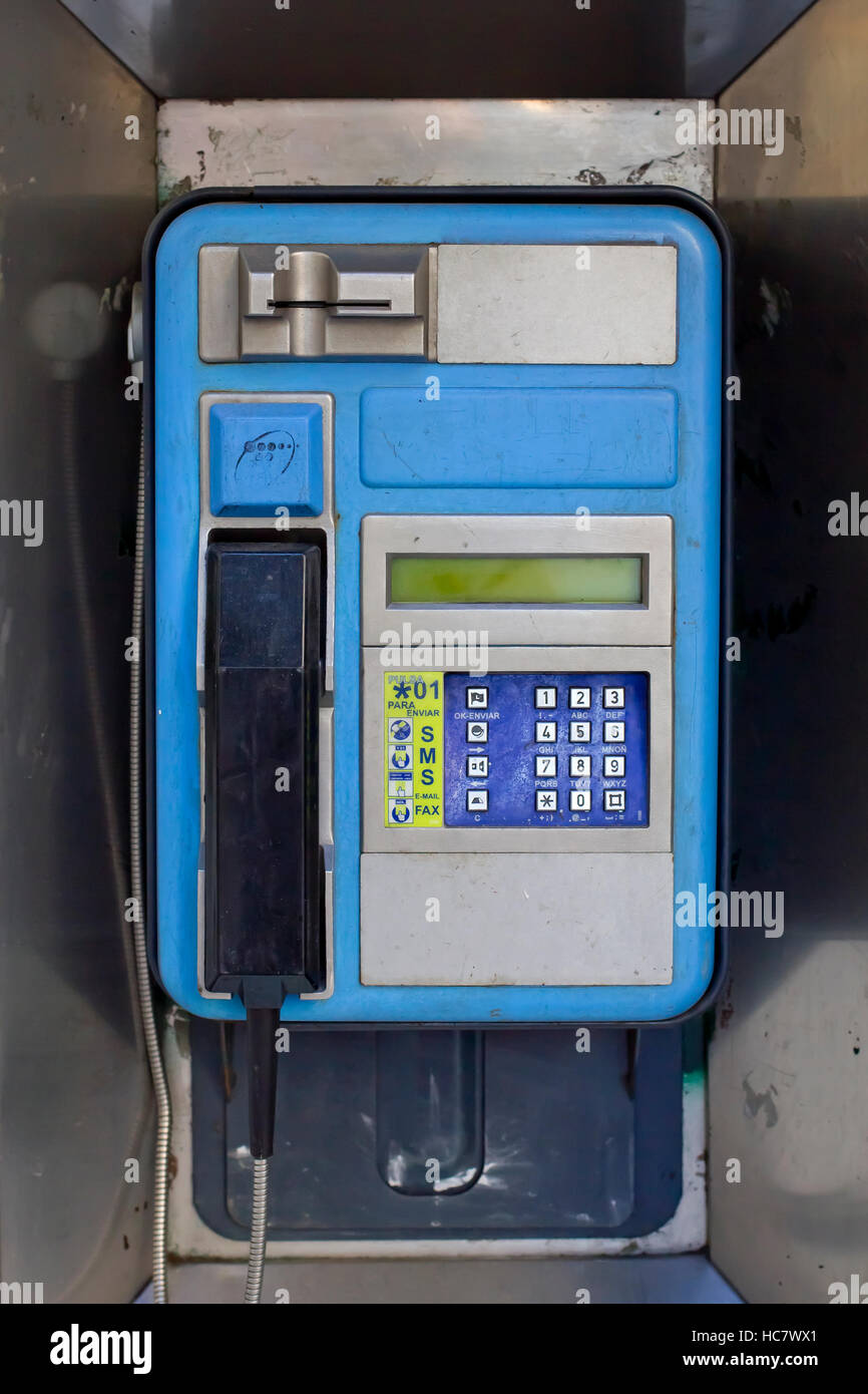 Old public telephone booth hi-res stock photography and images - Alamy