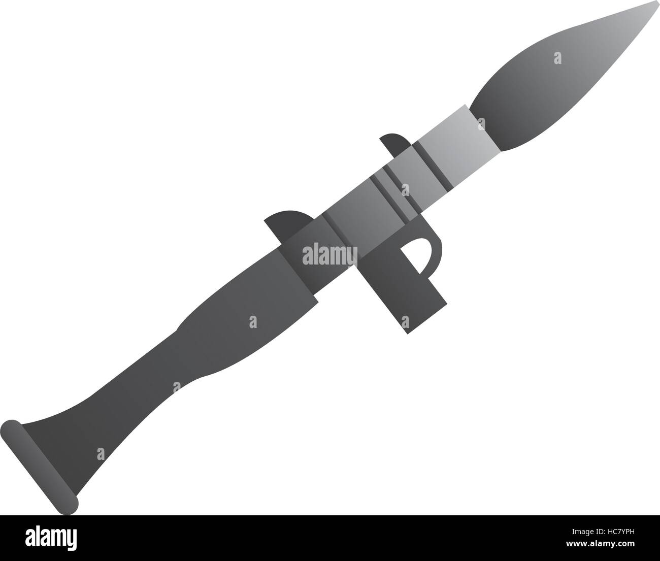 Isolated bazooka on a white background, Vector illustration Stock ...