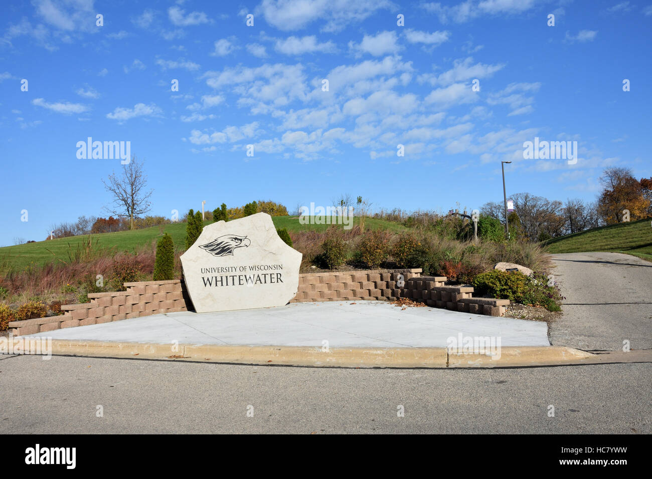 University of Wisconsin - Whitewater, Whitewater, Wisconsin Stock Photo