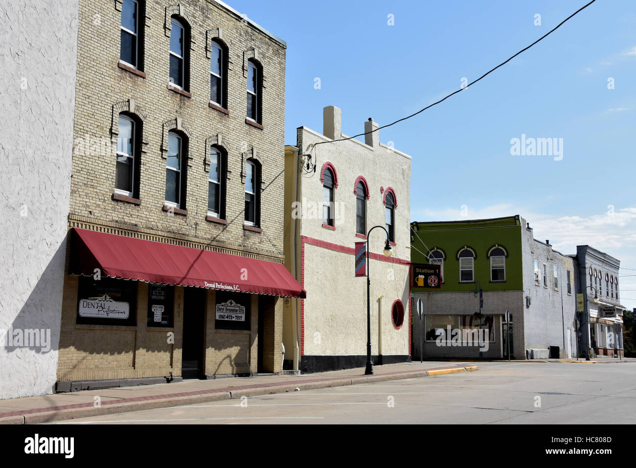 Downtown Whitewater, Wisconsin Stock Photo Alamy