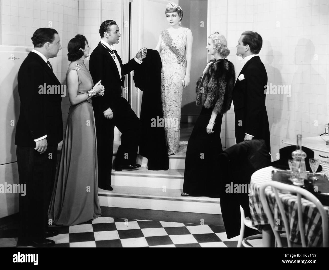 TOVARICH, from center left, Charles Boyer, Claudette Colbert, 1937 ...