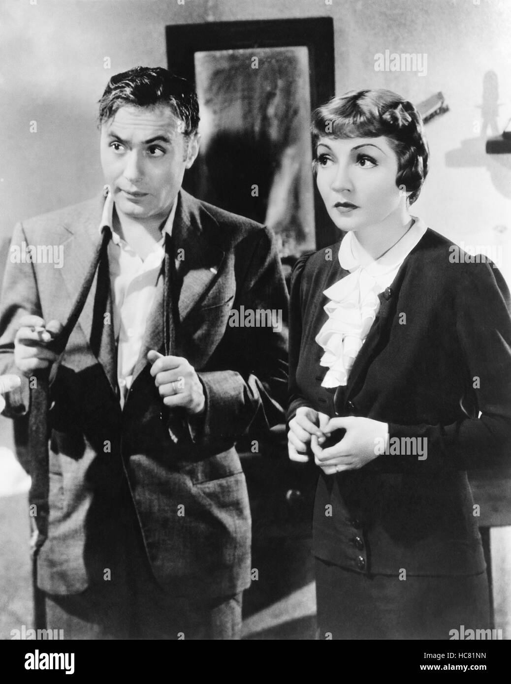 TOVARICH, from left, Charles Boyer, Claudette Colbert, 1937 Stock Photo ...