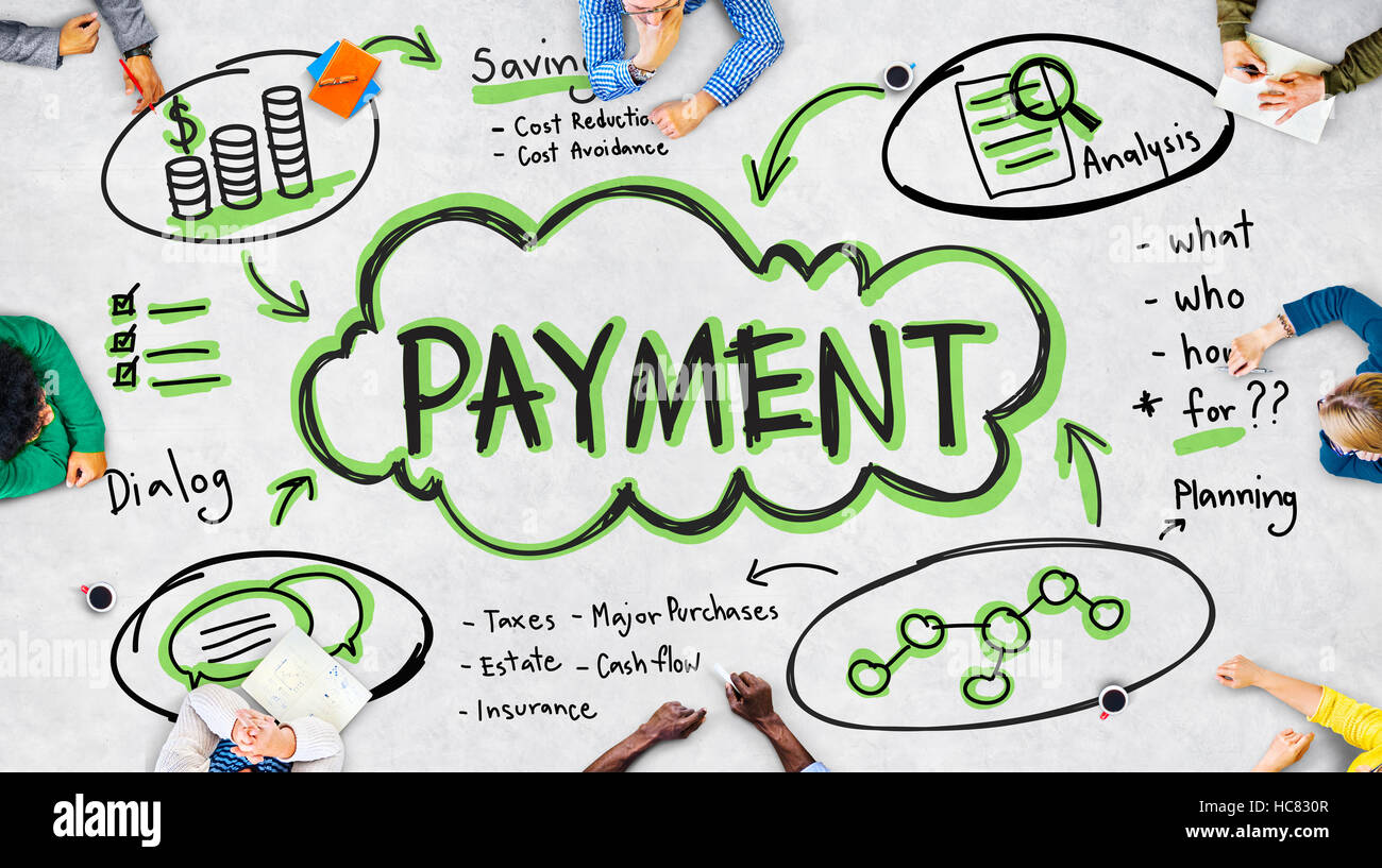 Payment Pay Retail Tracnsaction Cost Concept Stock Photo