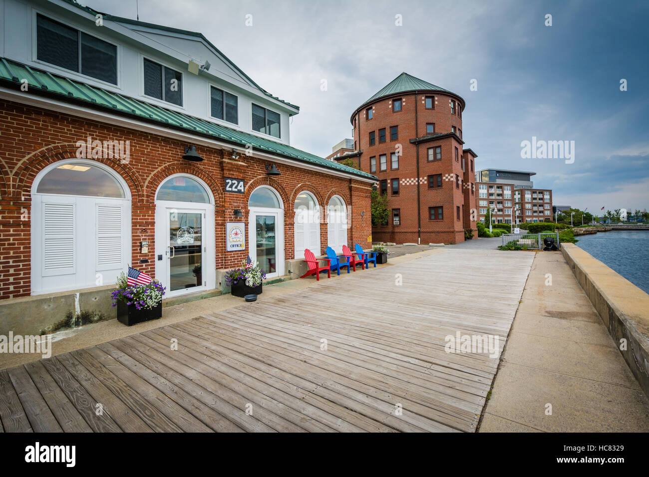 Curated visual reference: Gallery Detail: Building Along The Charles River Waterfront In Charlestown Boston
