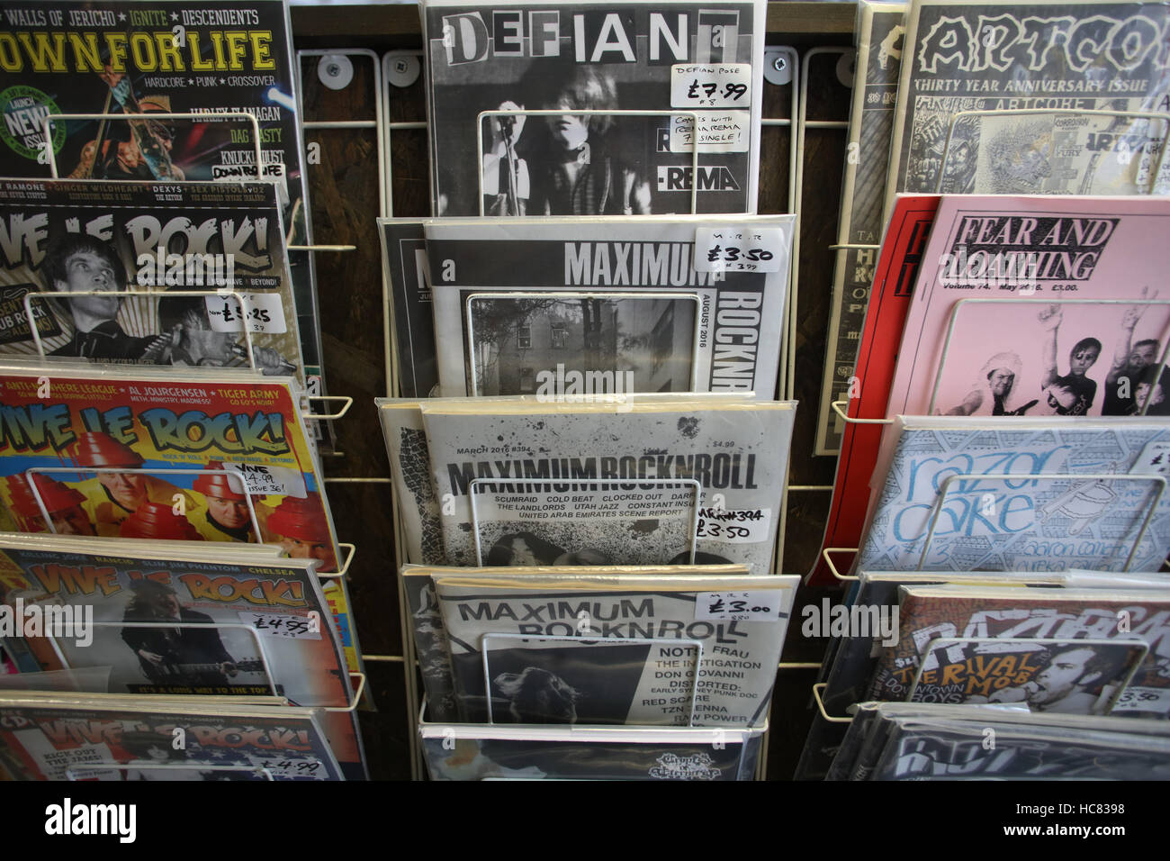 Interior of All Ages Records, London's only independent punk and ...