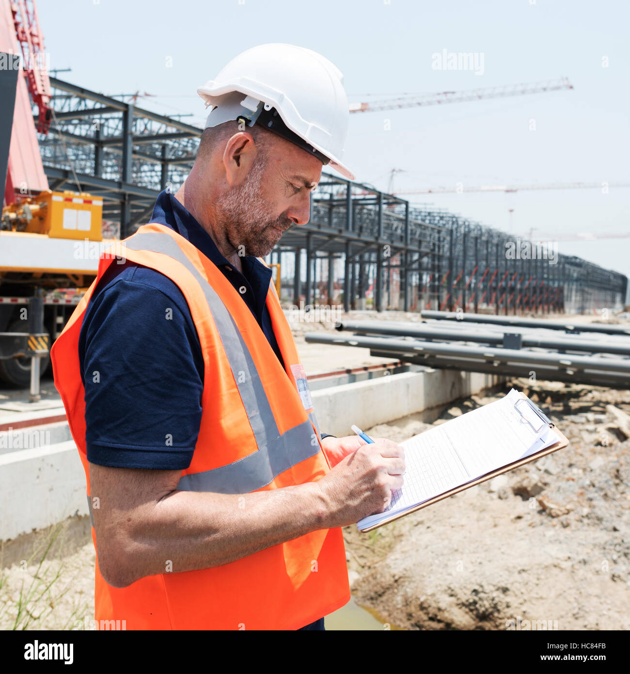 Architect Contractor Professional Building Career Concept Stock Photo